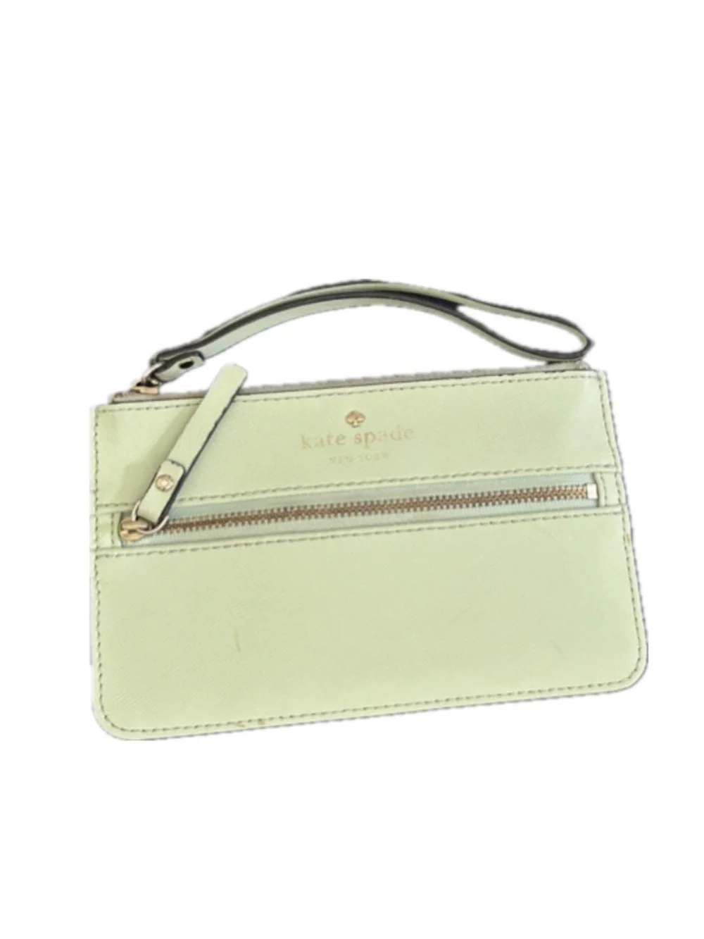 kate spade mint green wristlet